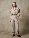 Tuta vintage righe 100% cotone