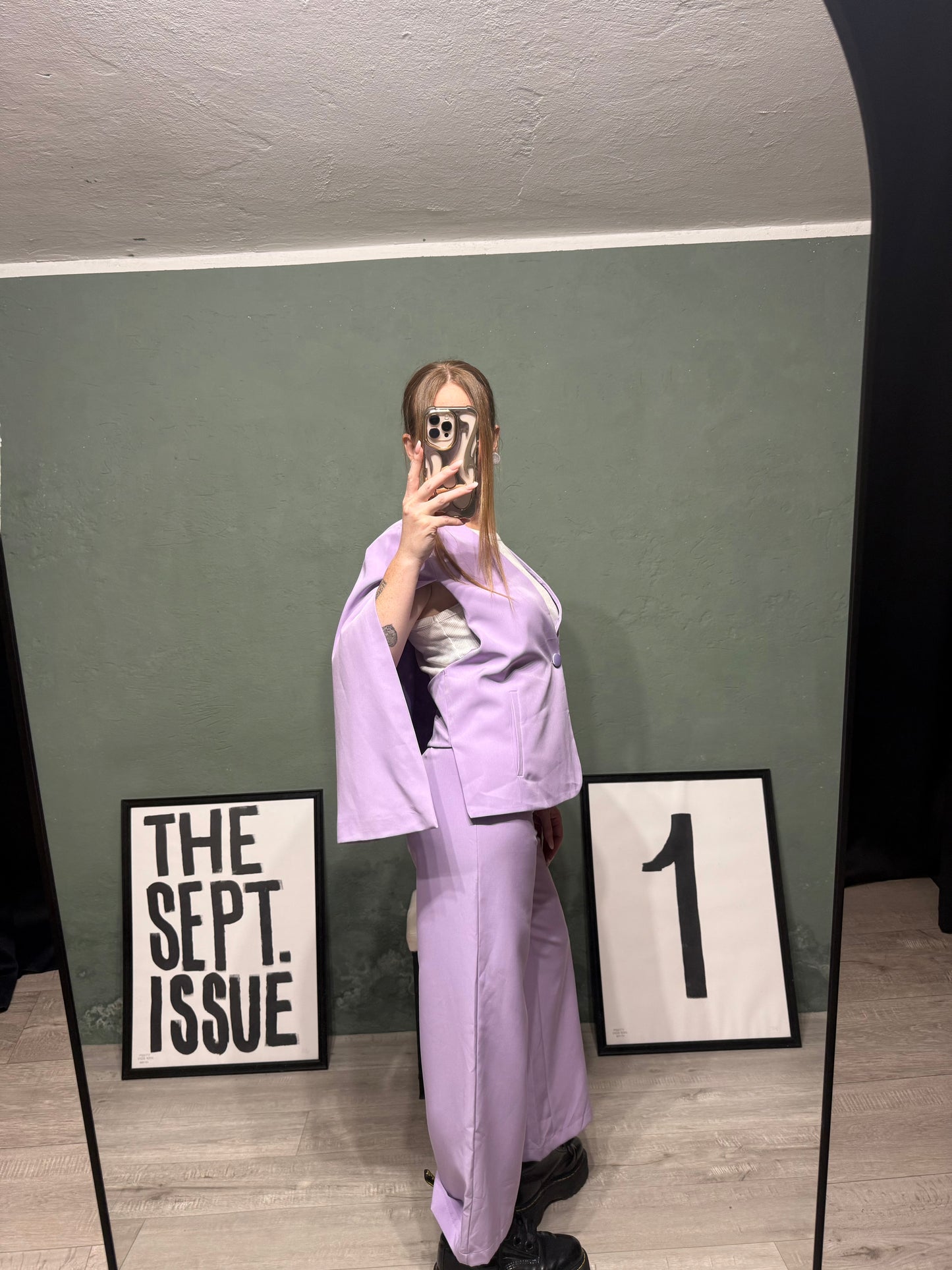 Tailleur blazer - pantalone lavanda Rinascimento