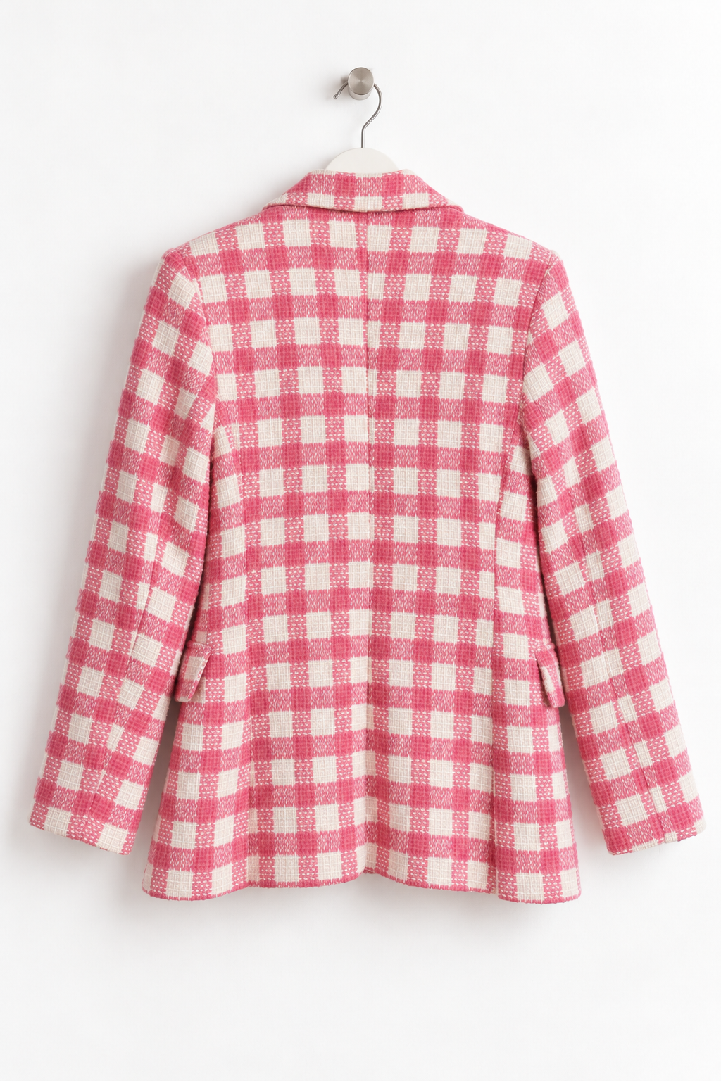 Blazer Tweed Rosa e Panna