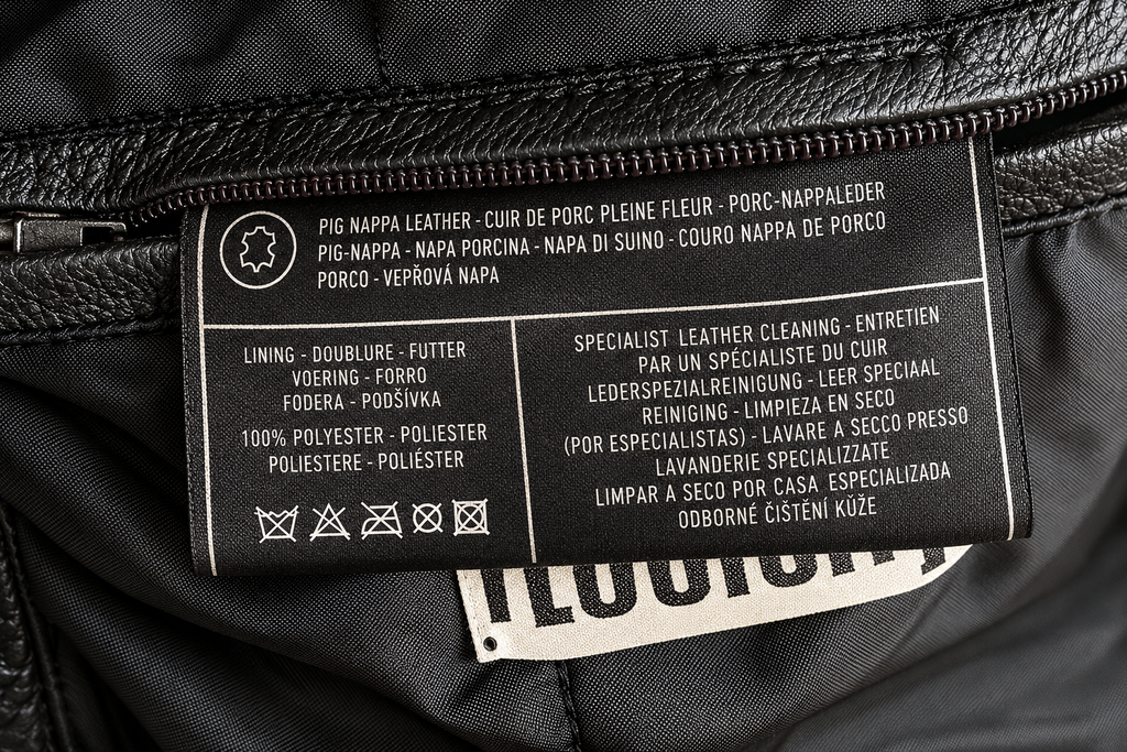 Giacca in pelle ‘This is not Dior’