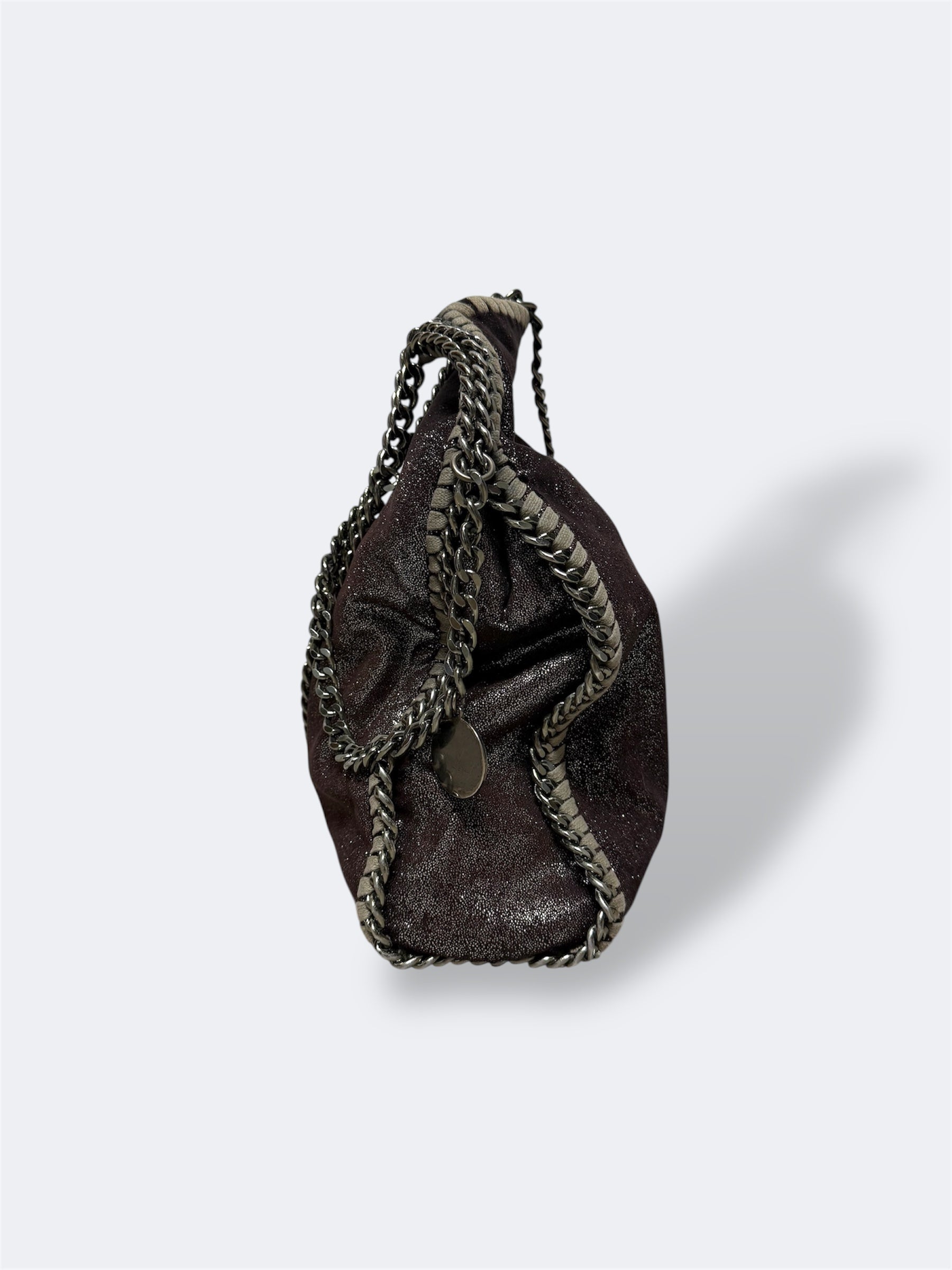 Borsa stella laminata argento tracolla