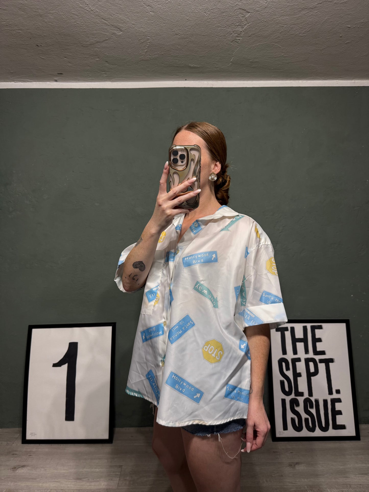 Camicia fantasia Road Signs