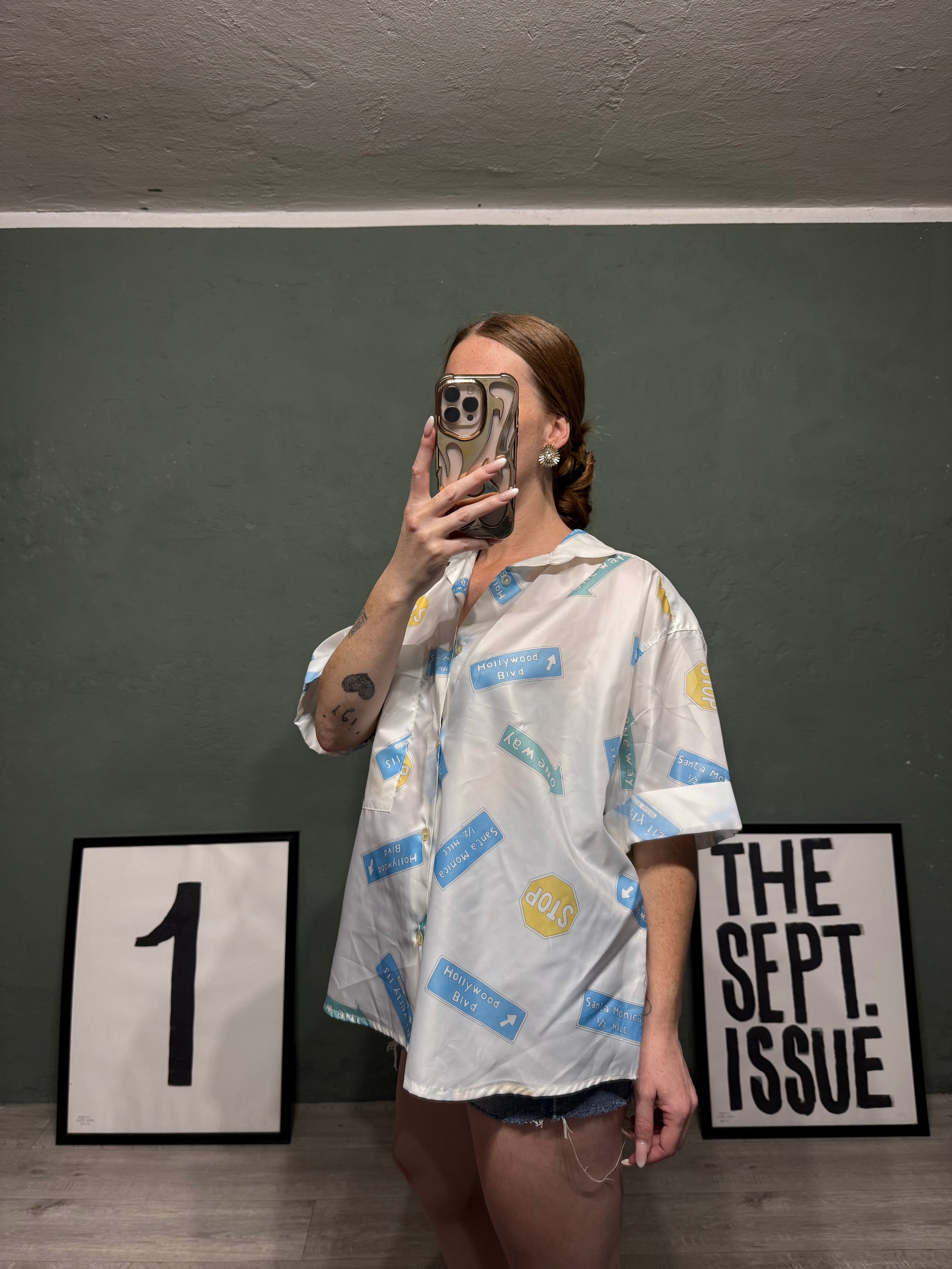 Camicia fantasia Road Signs
