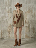 Blazer frange ‘boho chic’ reworked