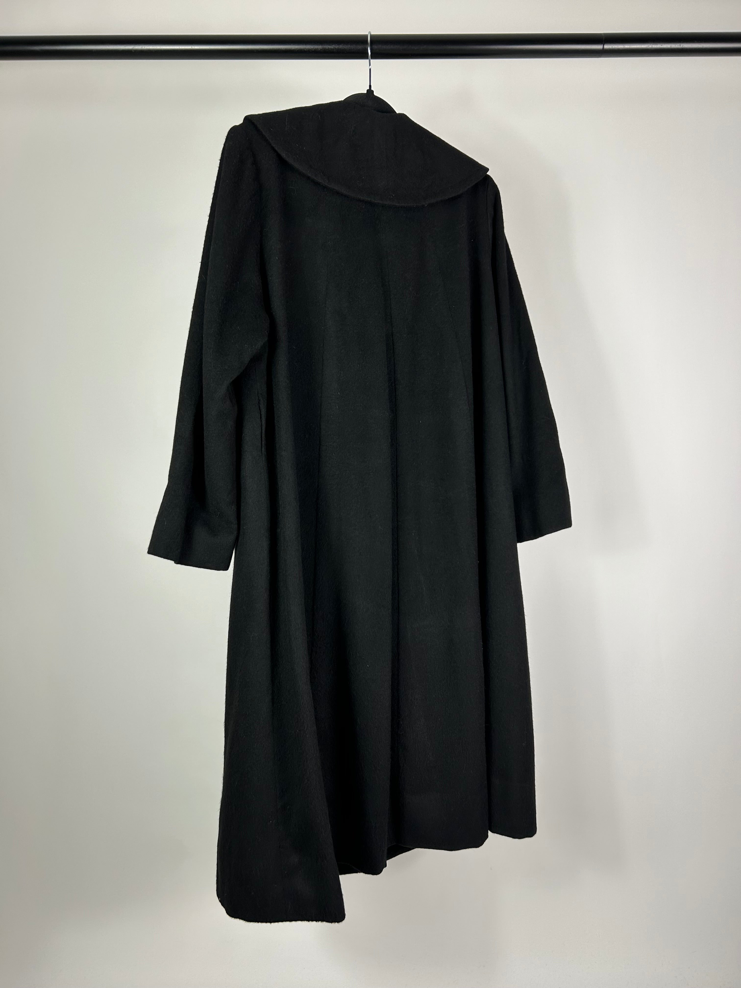 Cappotto monopetto nero tg.M
