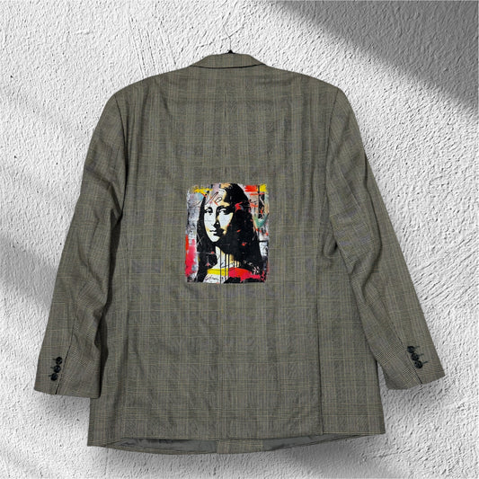 Blazer pied de poule doppiopetto ‘Gioconda’