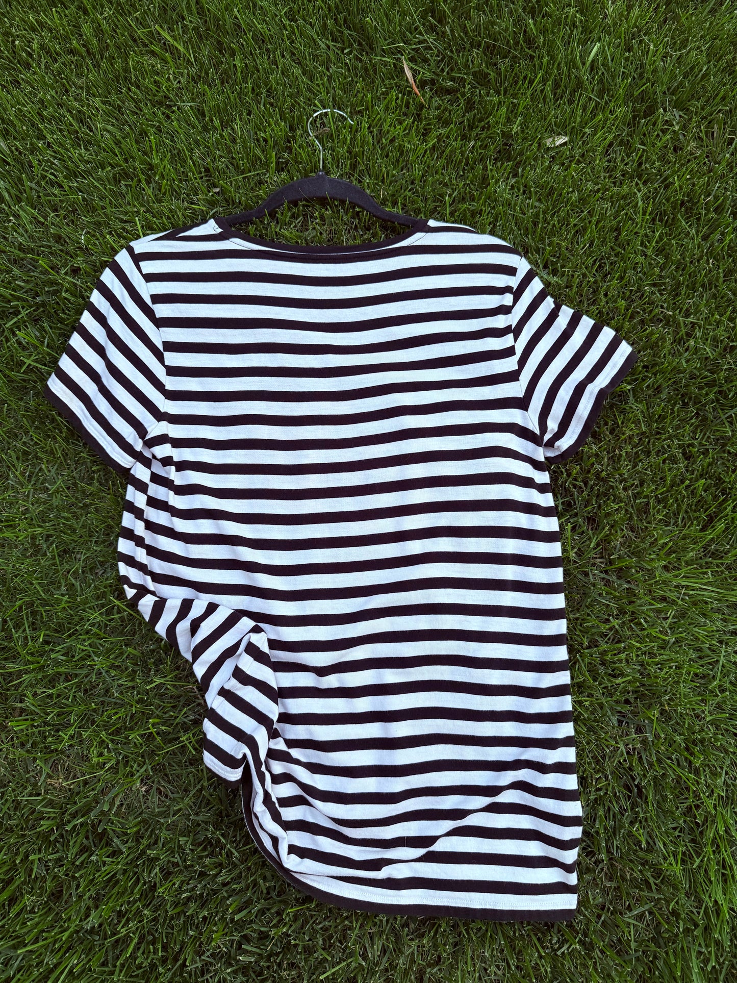 T-shirt righe ‘Be nice’ tg. S/M