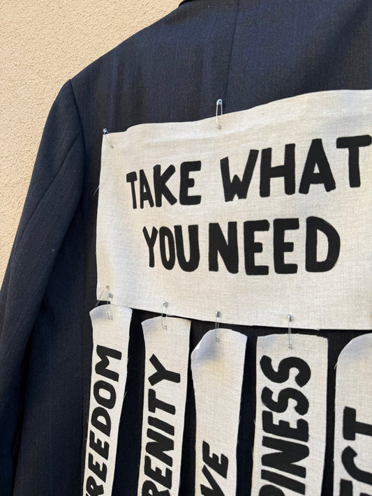 Blazer ‘Take what you need’