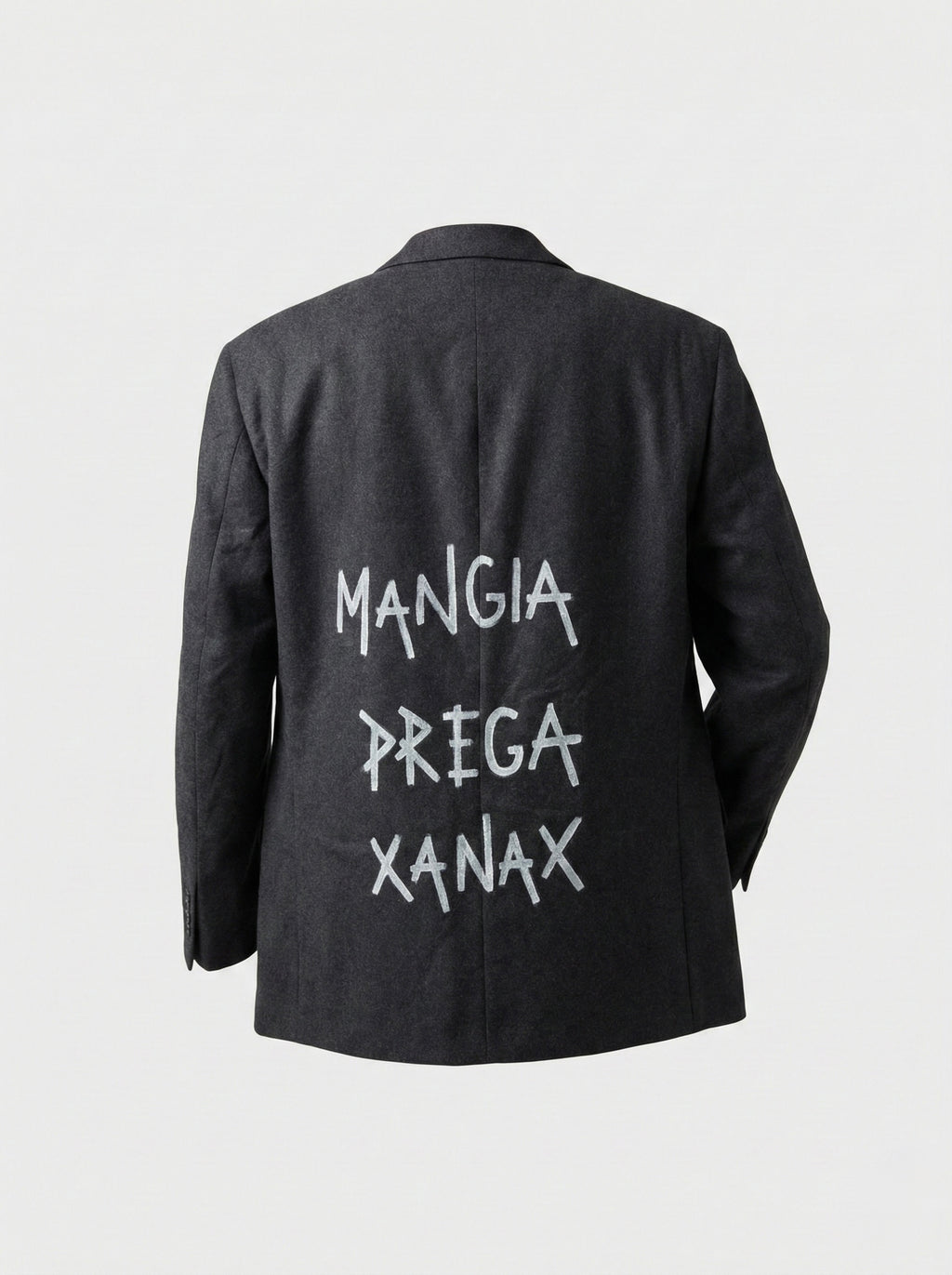 Blazer vintage ‘Mangia prega Xanax’