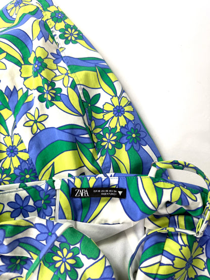 Abito fiorato cut out Zara