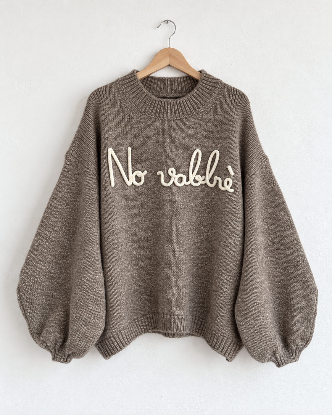 Maglioncino scritta ‘No vabbè’