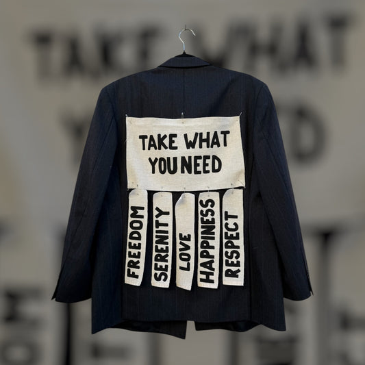 Blazer ‘Take what you need’