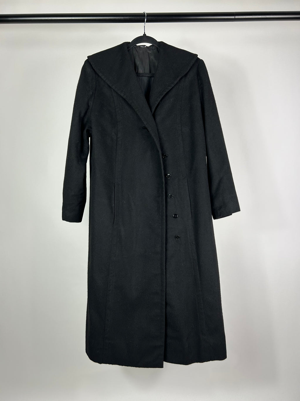 Cappotto monopetto nero tg.M