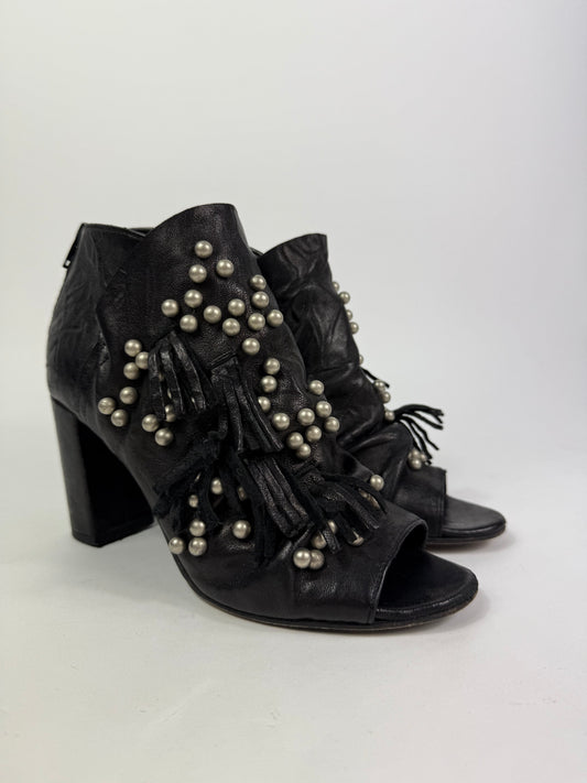 Tacco in pelle open toe n.39 Mimmu