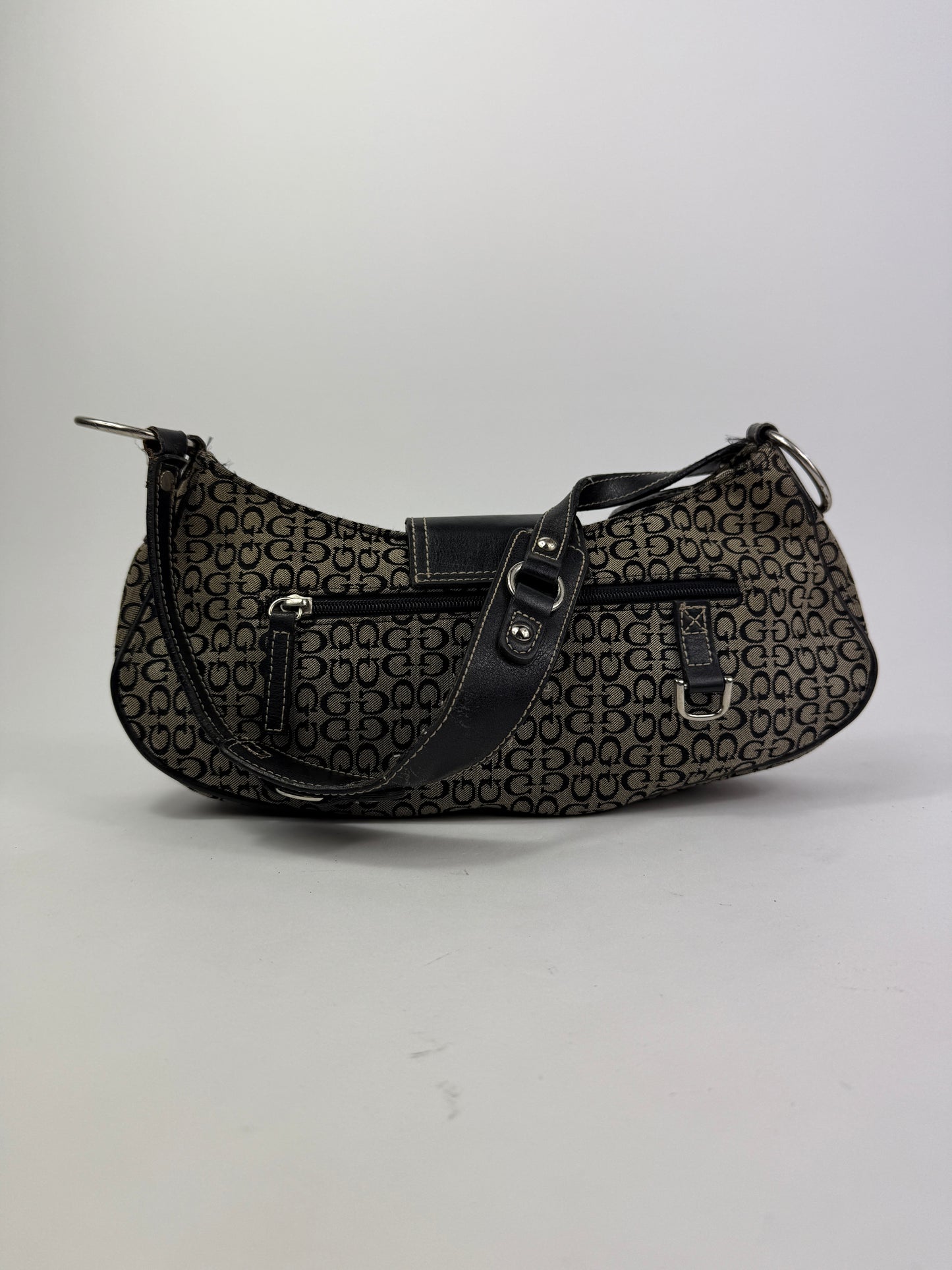 Borsa in tela monogram Guess