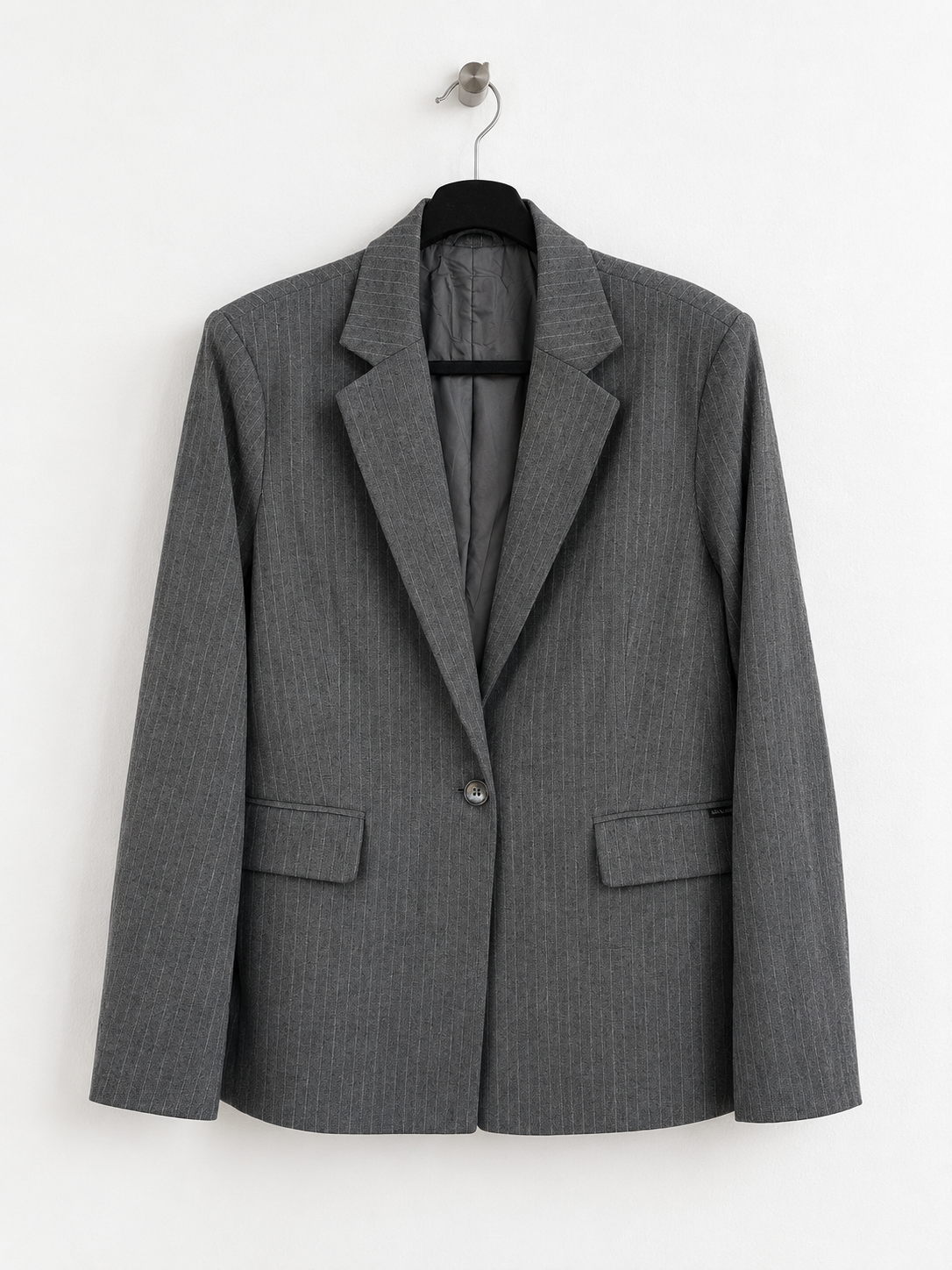 Blazer monopetto gessato ‘One day’