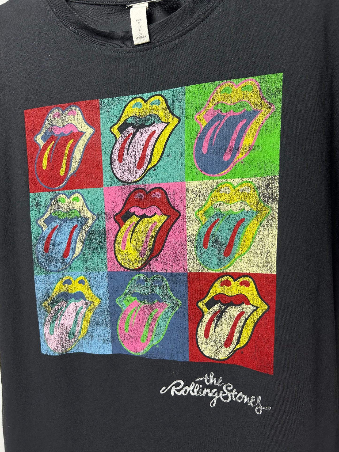 T-shirt pop art Rolling Stones tg.S/M