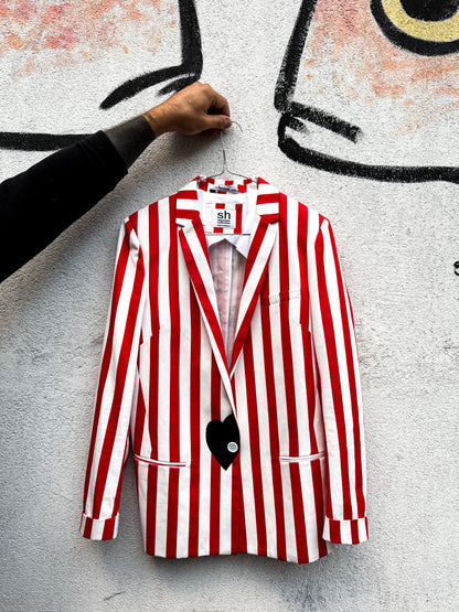 Blazer righe ‘Shakespeare’ handmade