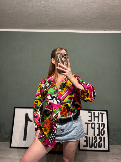 Blazer - camicia fantasia
