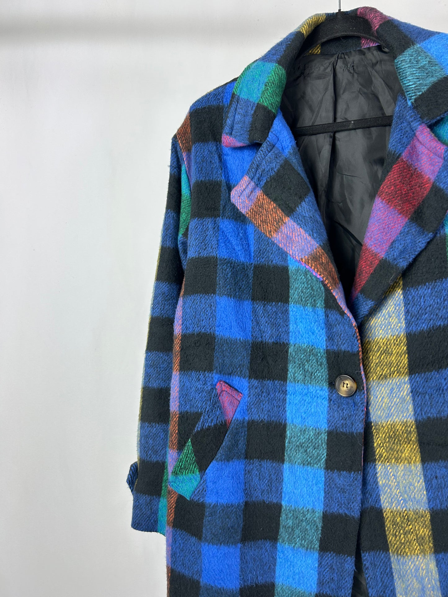 Cappotto tartan multicolor tg.M