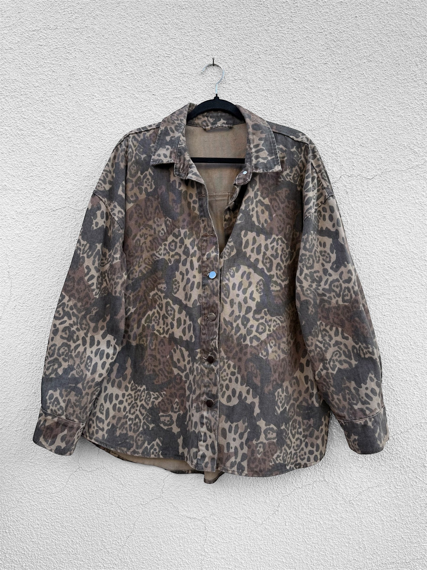 Giacca denim maculata ‘Too cool’