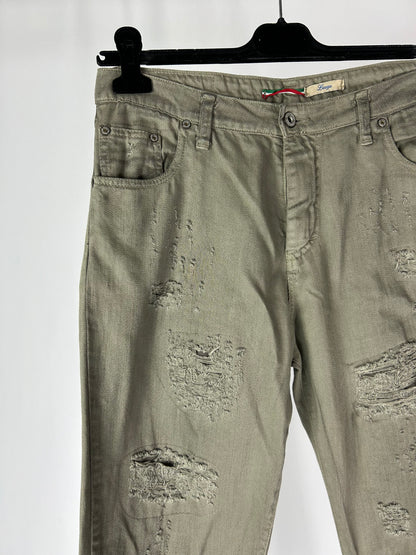 Jeans verde salvia Please tg.L