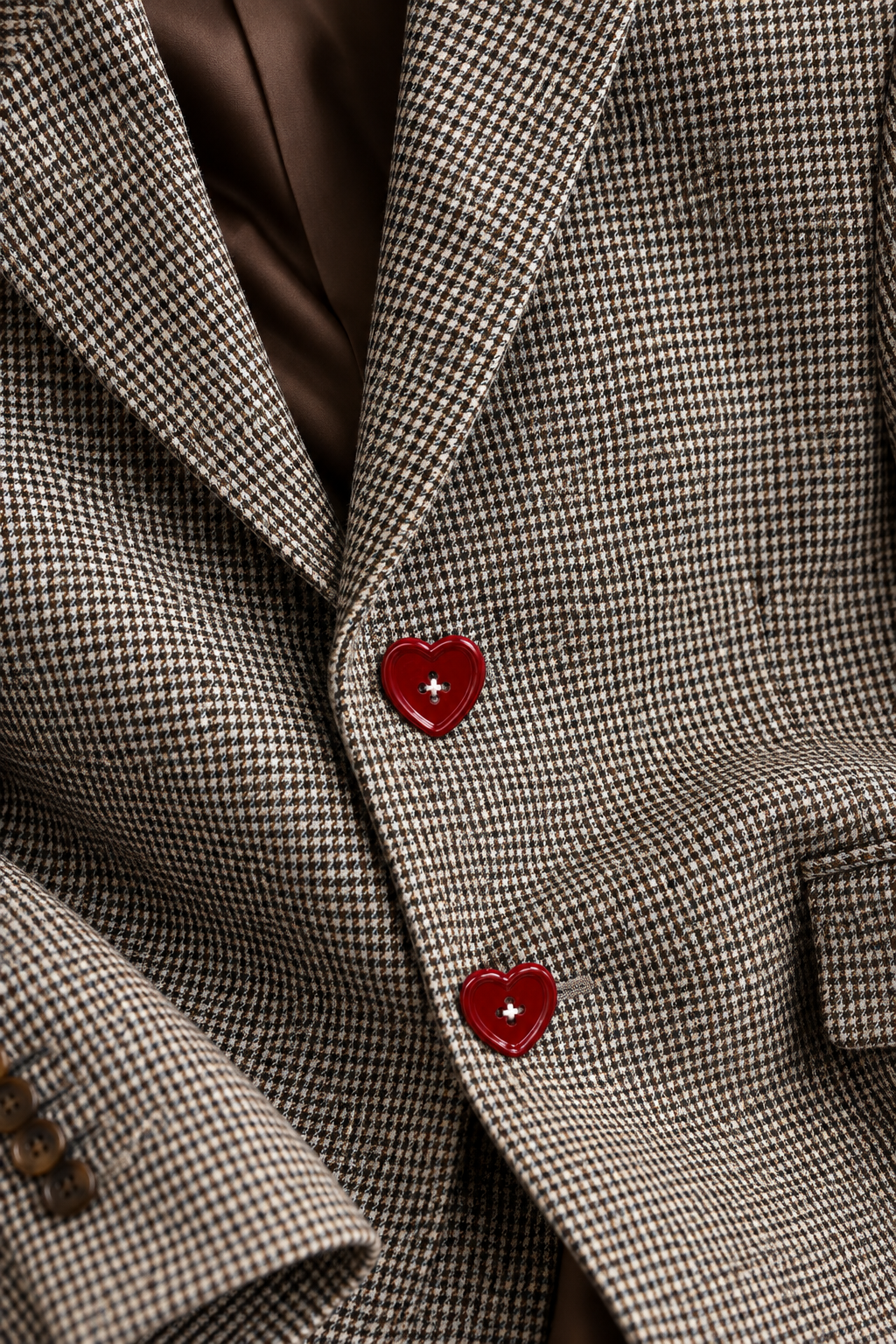 Blazer vintage monopetto Pied de Poule The Peanuts