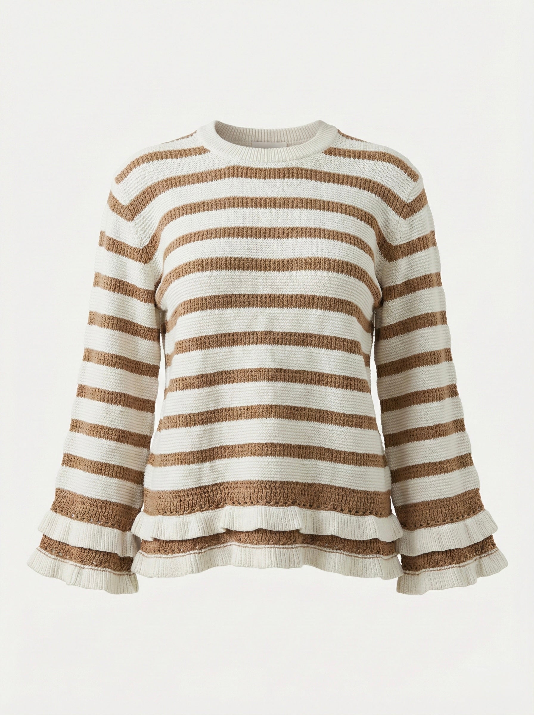 Maglioncino tricot righe 100% cotone