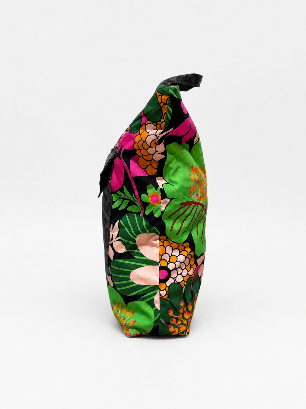 Shopper flowers handmade tasca logo Gucci