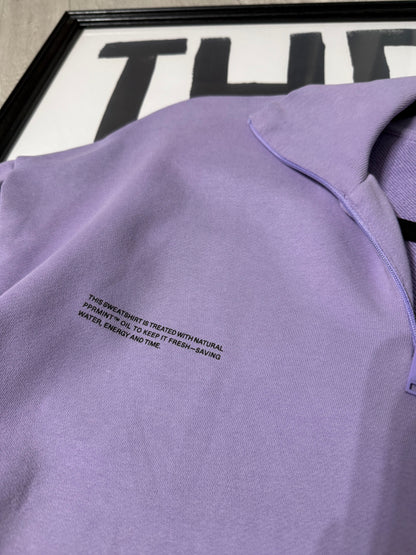 Felpa zip malva Pangaia