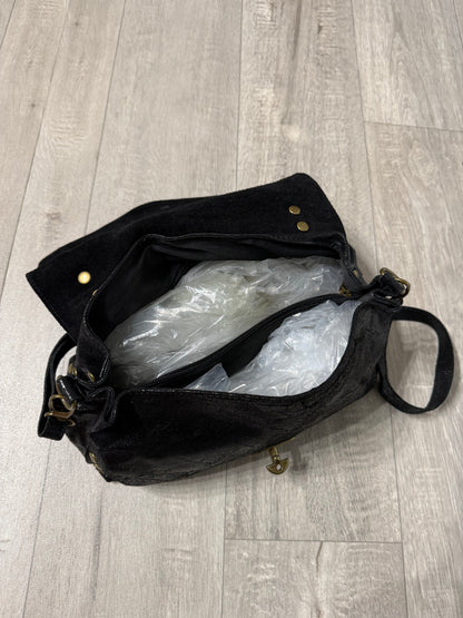 Postina in pelle con tracolla