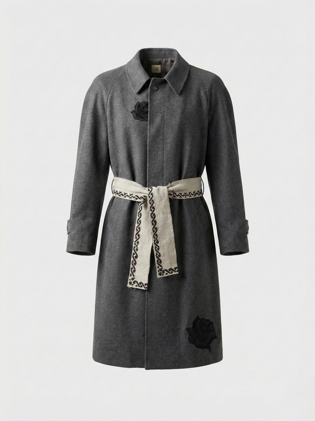 Cappotto vintage ‘The Emblem’ handmade 100% cashmere