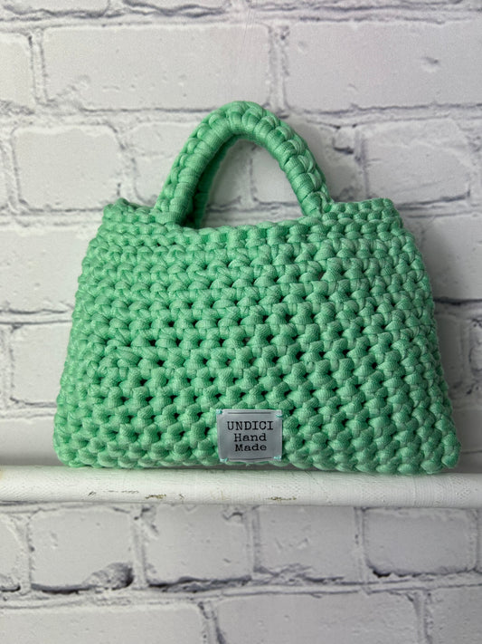 Mint crochet Minibag