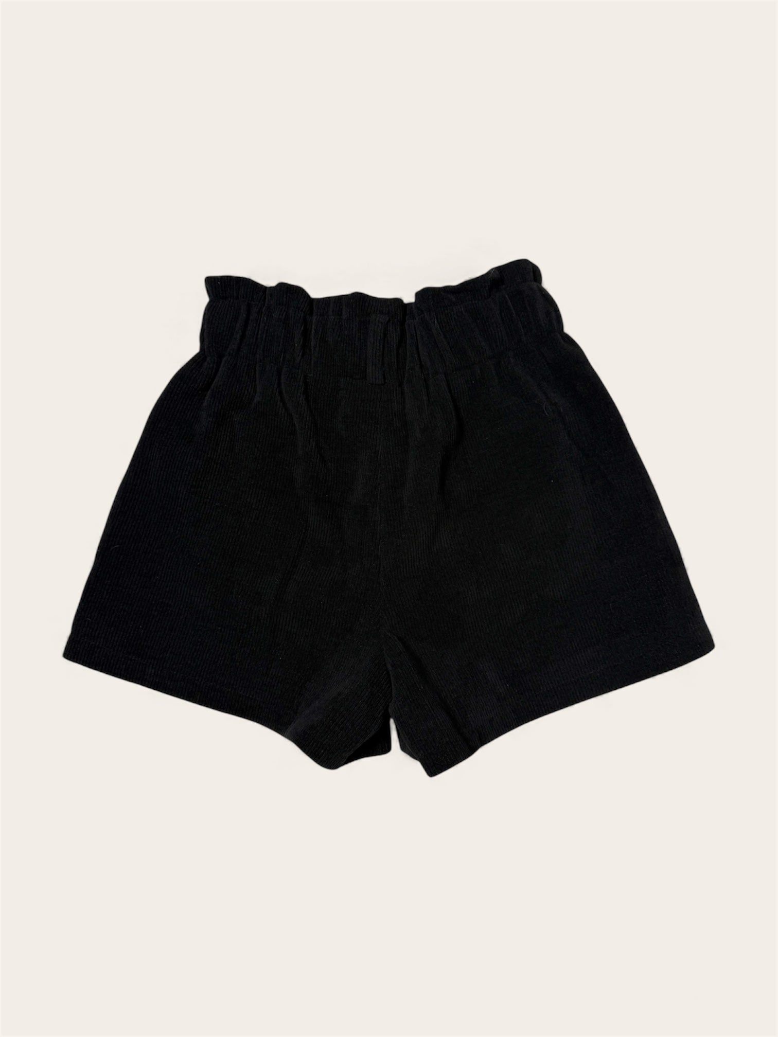 Shorts costine di velluto strass