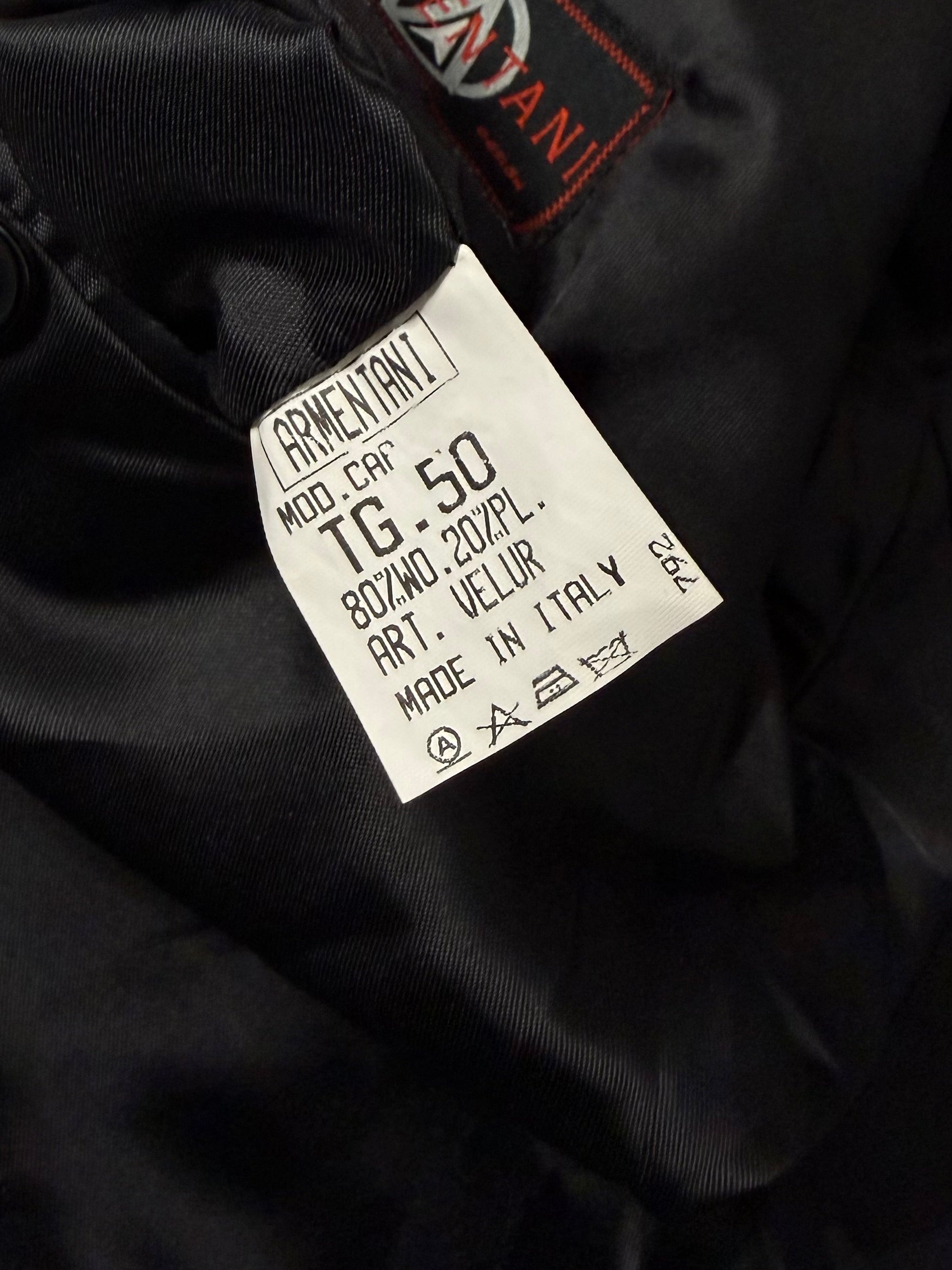 Cappotto vintage monopetto nero
