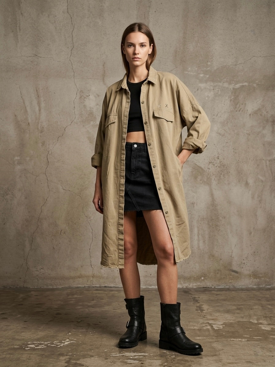 Maxi camicia ‘no rules’ reworked