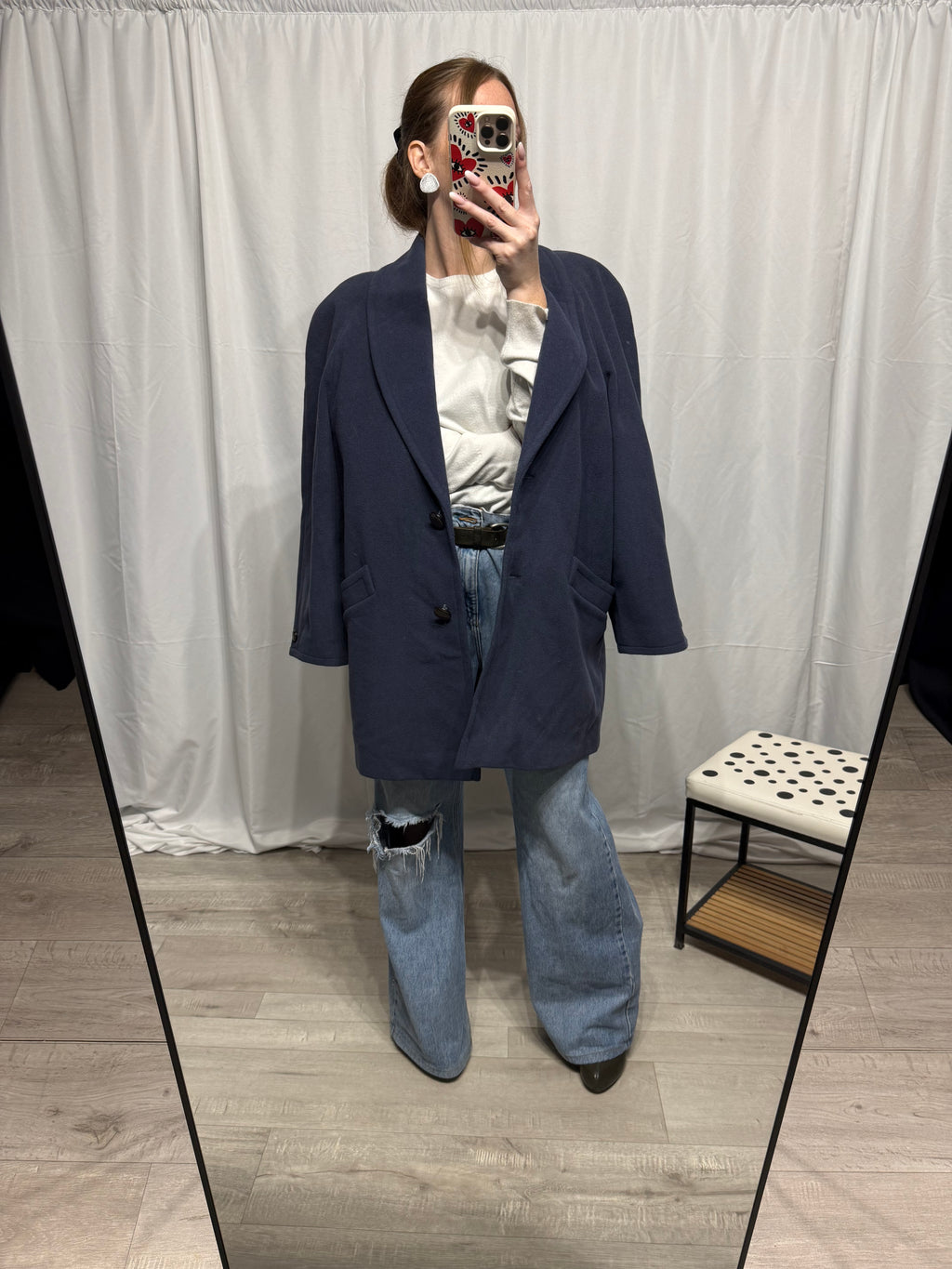 Cappotto monopetto lana