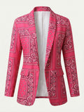 Blazer fantasia paisley