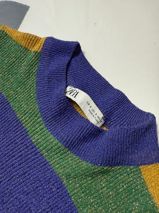Maglia righe multicolor