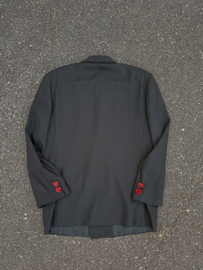 Blazer ‘explosion de cœurs’ handmade