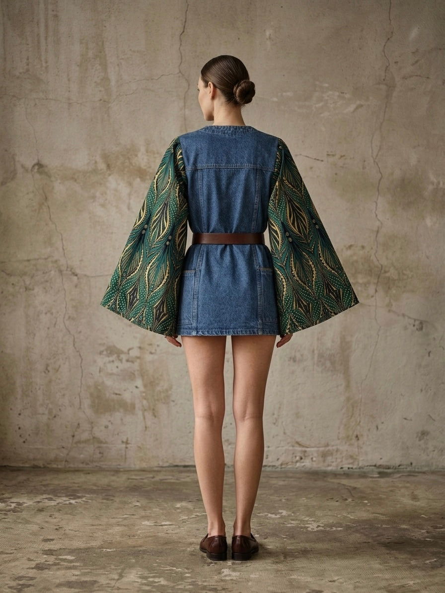 Giacca ‘Street Kimono Denim’ handmade
