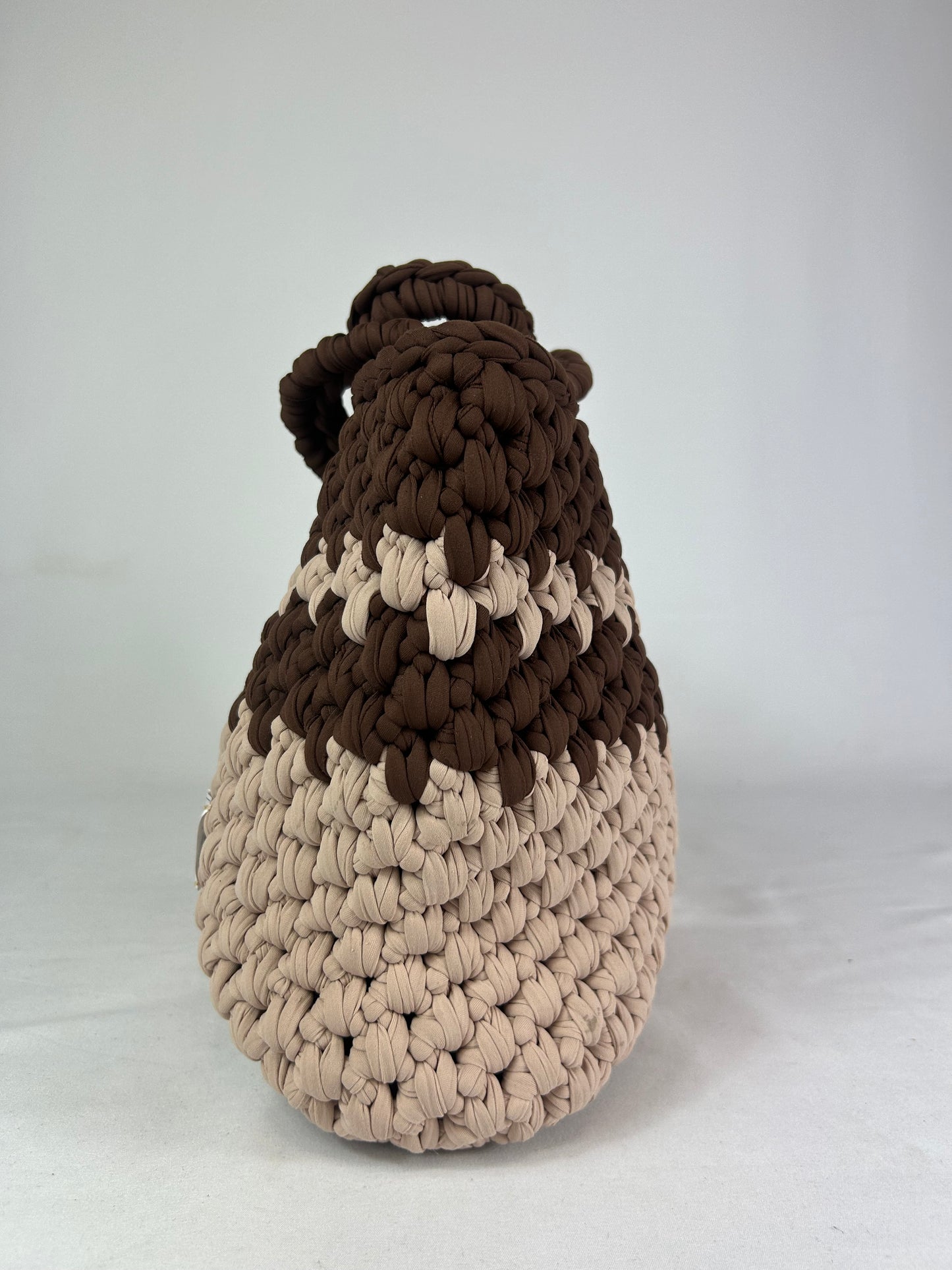 Sand crochet bag