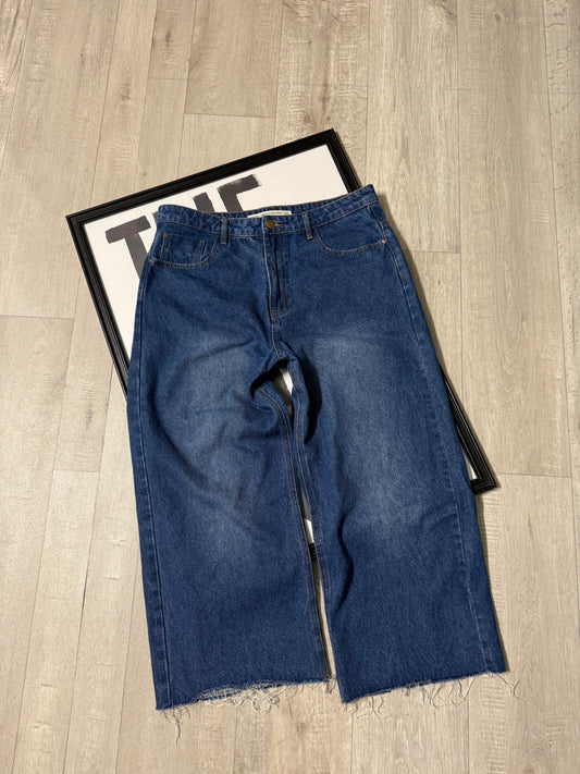 Jeans over cropped