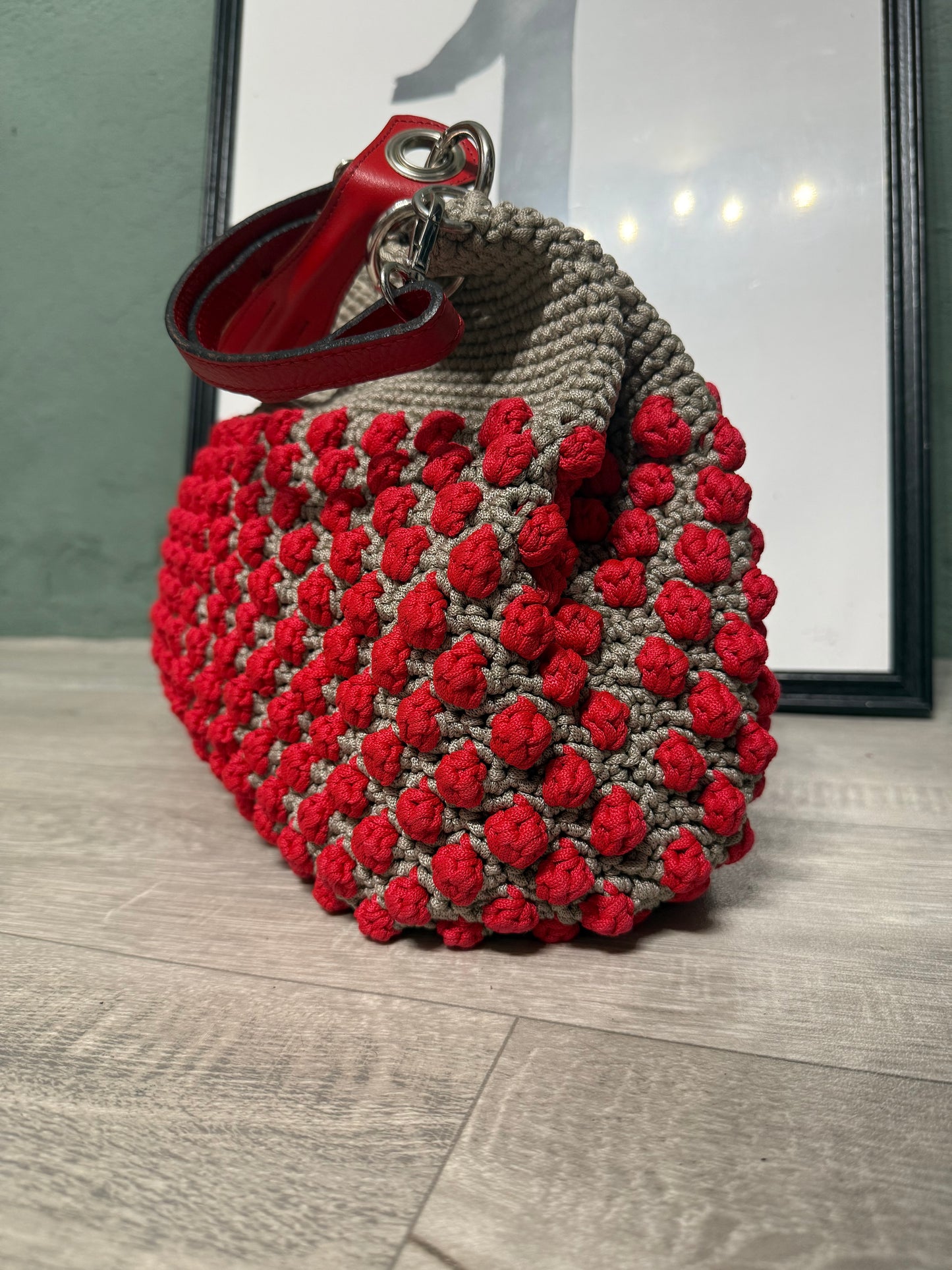 Borsa crochet uncinetto con tracolla