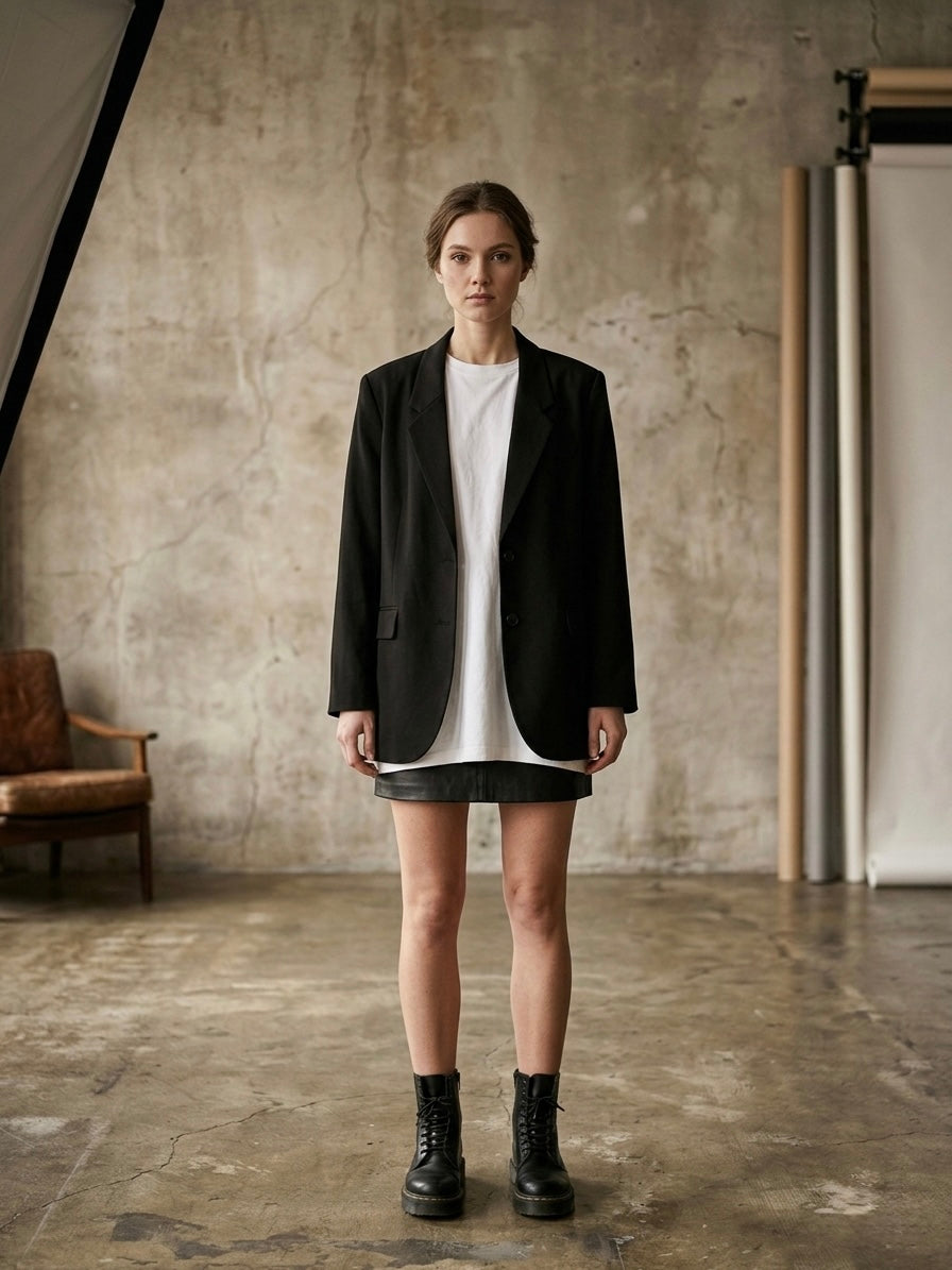 Blazer ‘Sacré-Cœur’ hand printed