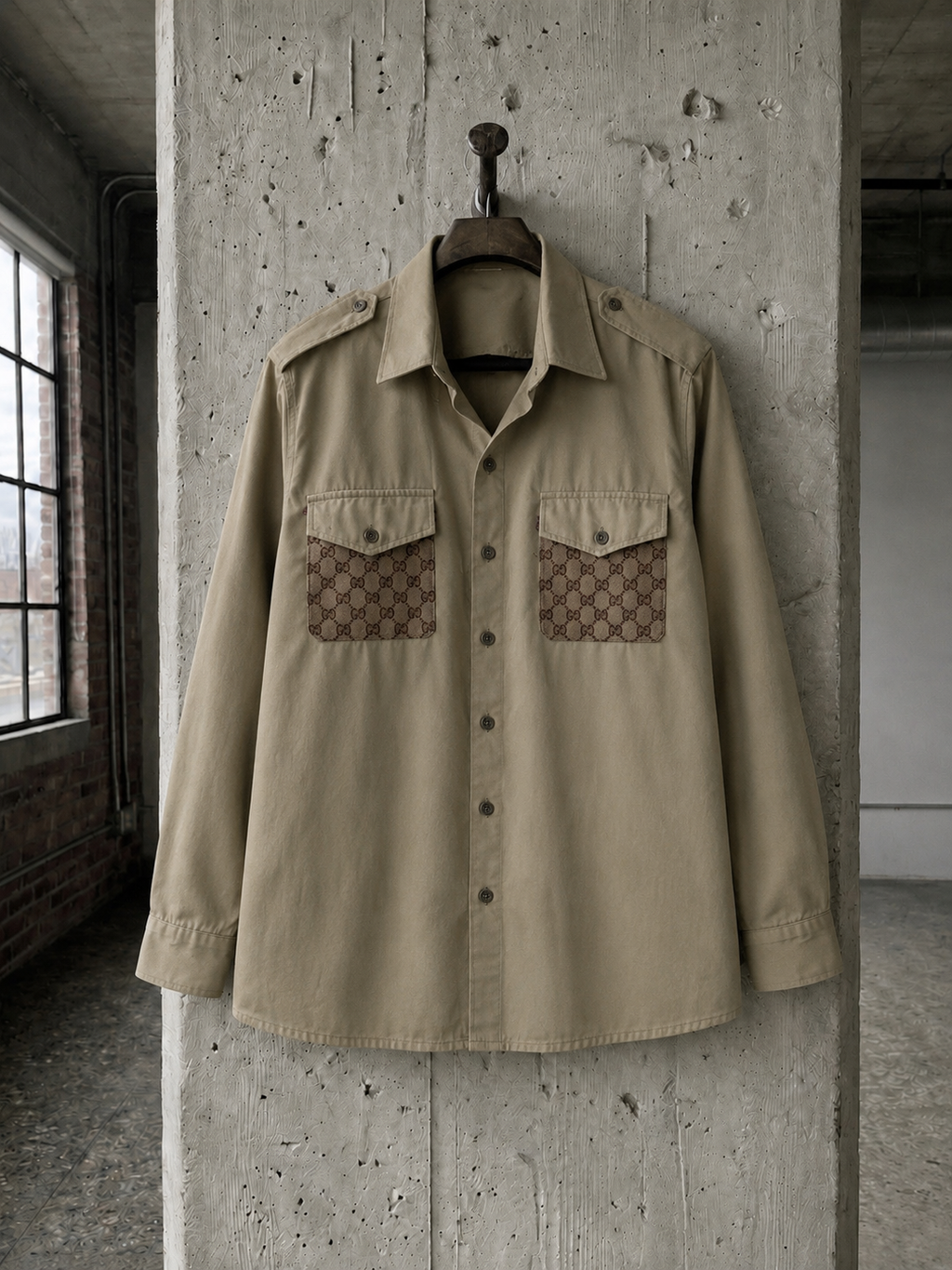 Camicia ‘I’m too Gucci’ reworked