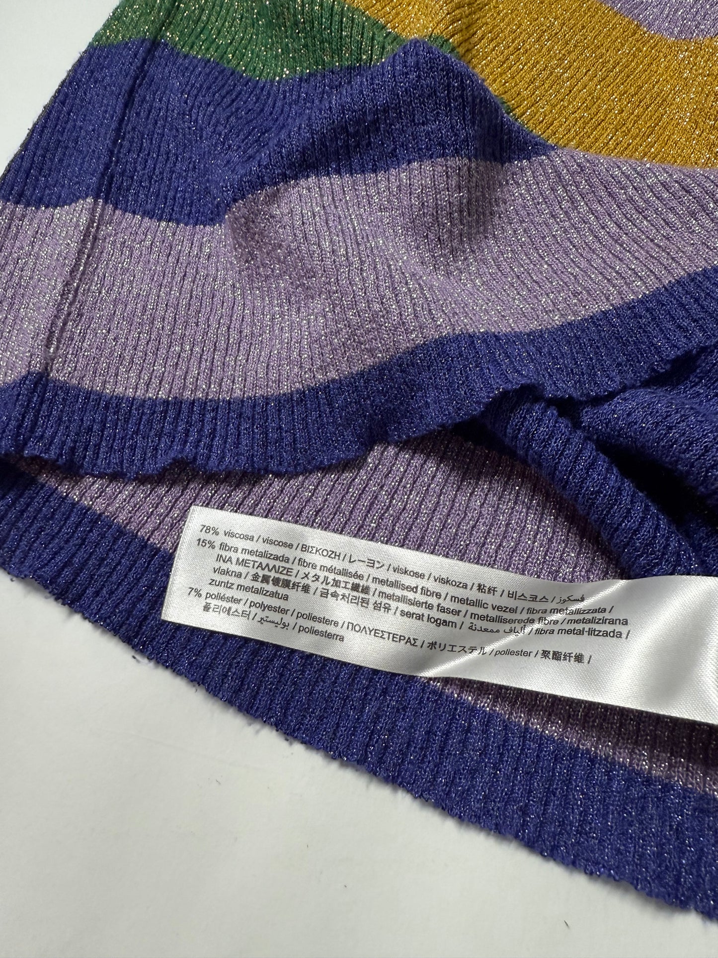 Maglia righe multicolor