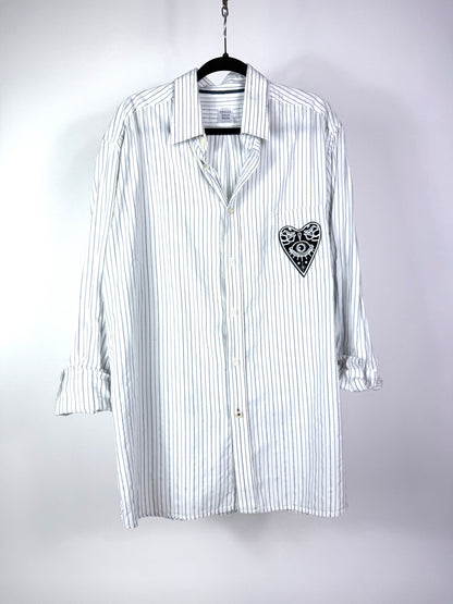 Camicia righe ‘Not a tourist’ tg.L