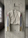 Blazer vintage crop ‘Adidas’ upcycling - reworked