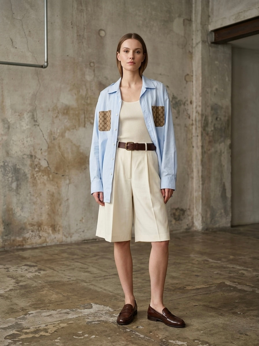 Camicia ‘I’m too Gucci’ reworked